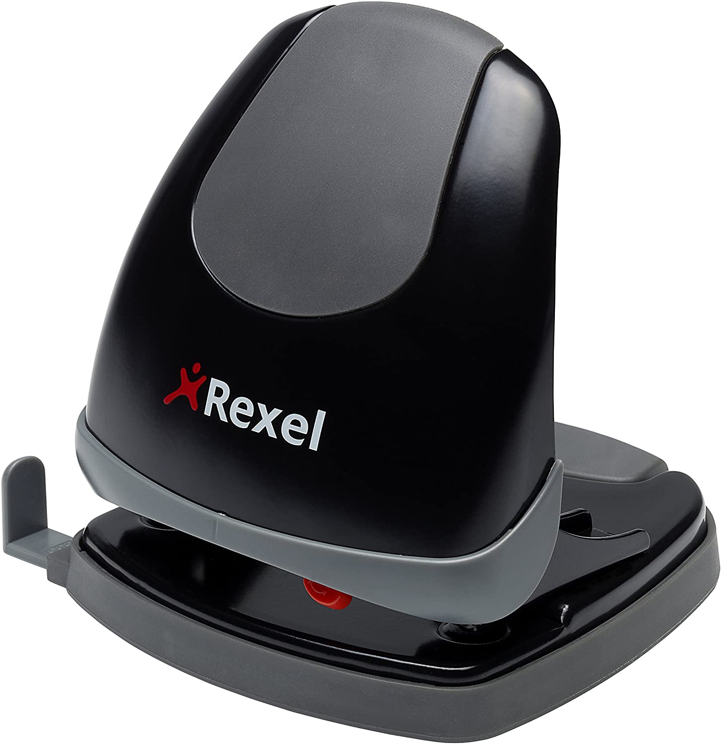 Rexel Easy Touch 2 Hole Punch, 30 Sheet Capacity, Low Force Technology, Metal, Black, 2102575 - Image 3