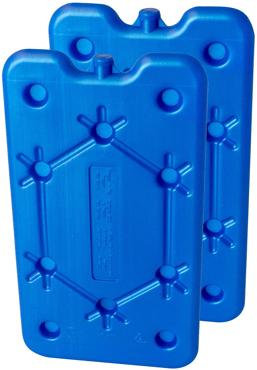 ToCi Ice Packs Extra Flat, Blue, Each 400g as Battery Sets, 2 Stück, 2