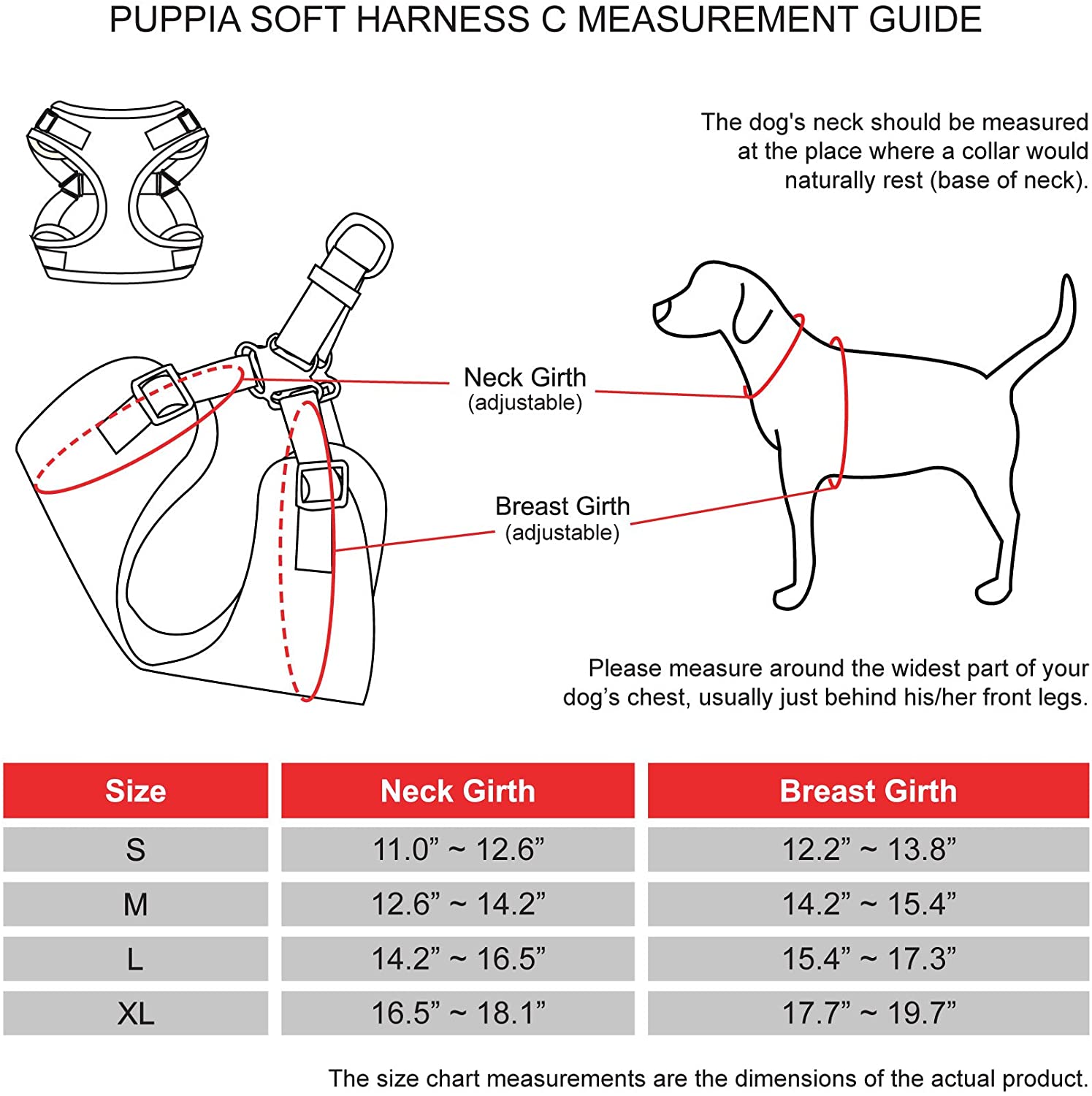 puppia soft harness c