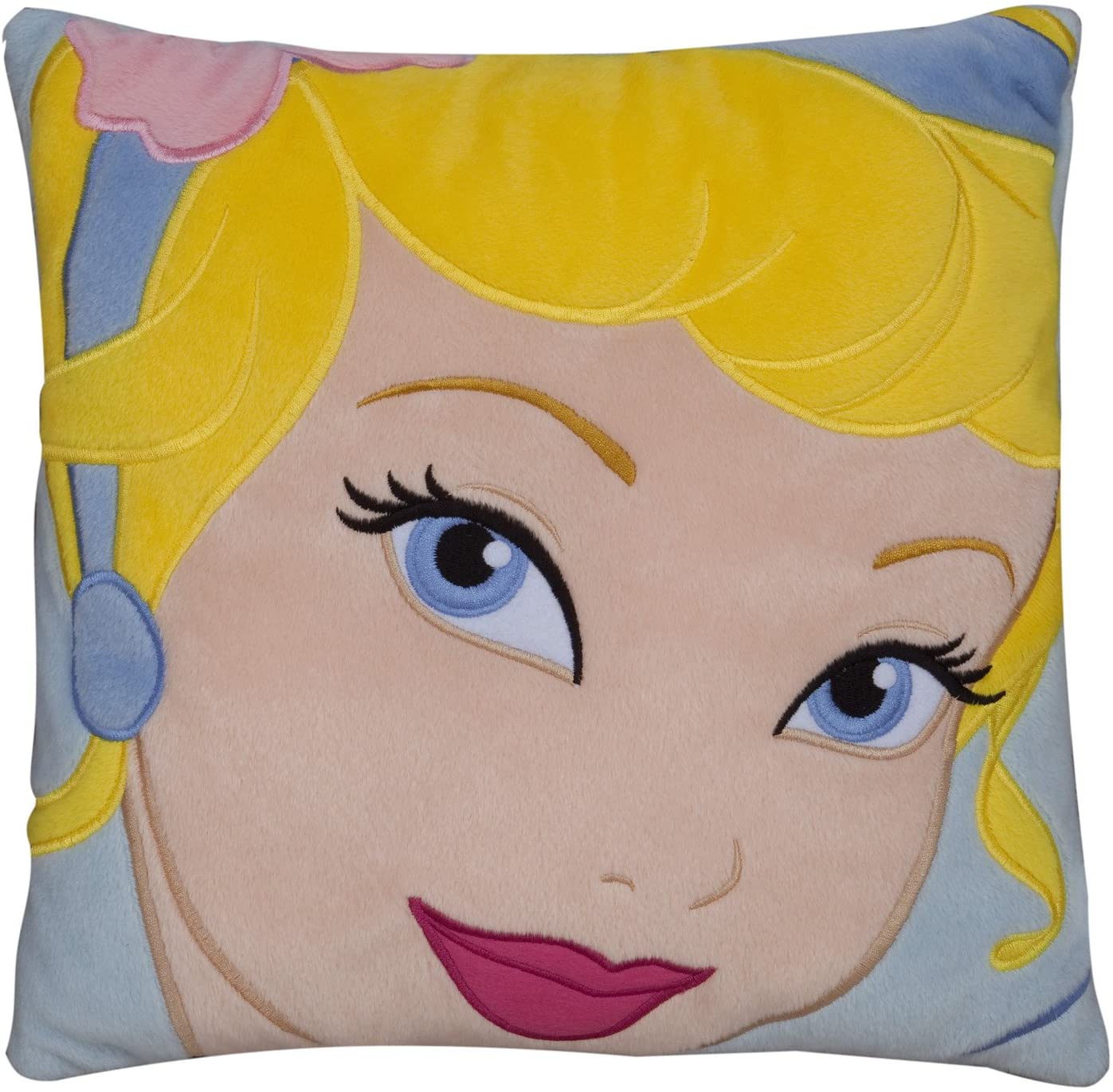 Joy Toy 15042 36 x 36 cm Disney Princess Cinderella Plush Cushion, Blue