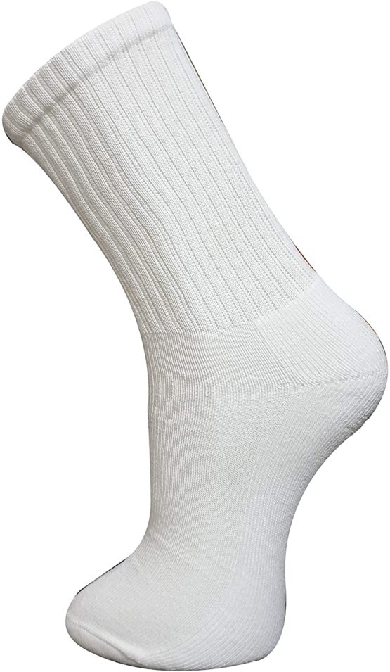 New Mens 12 Pairs COTTON RICH Plain White Sport Socks UK 6-11 EUR 39-45