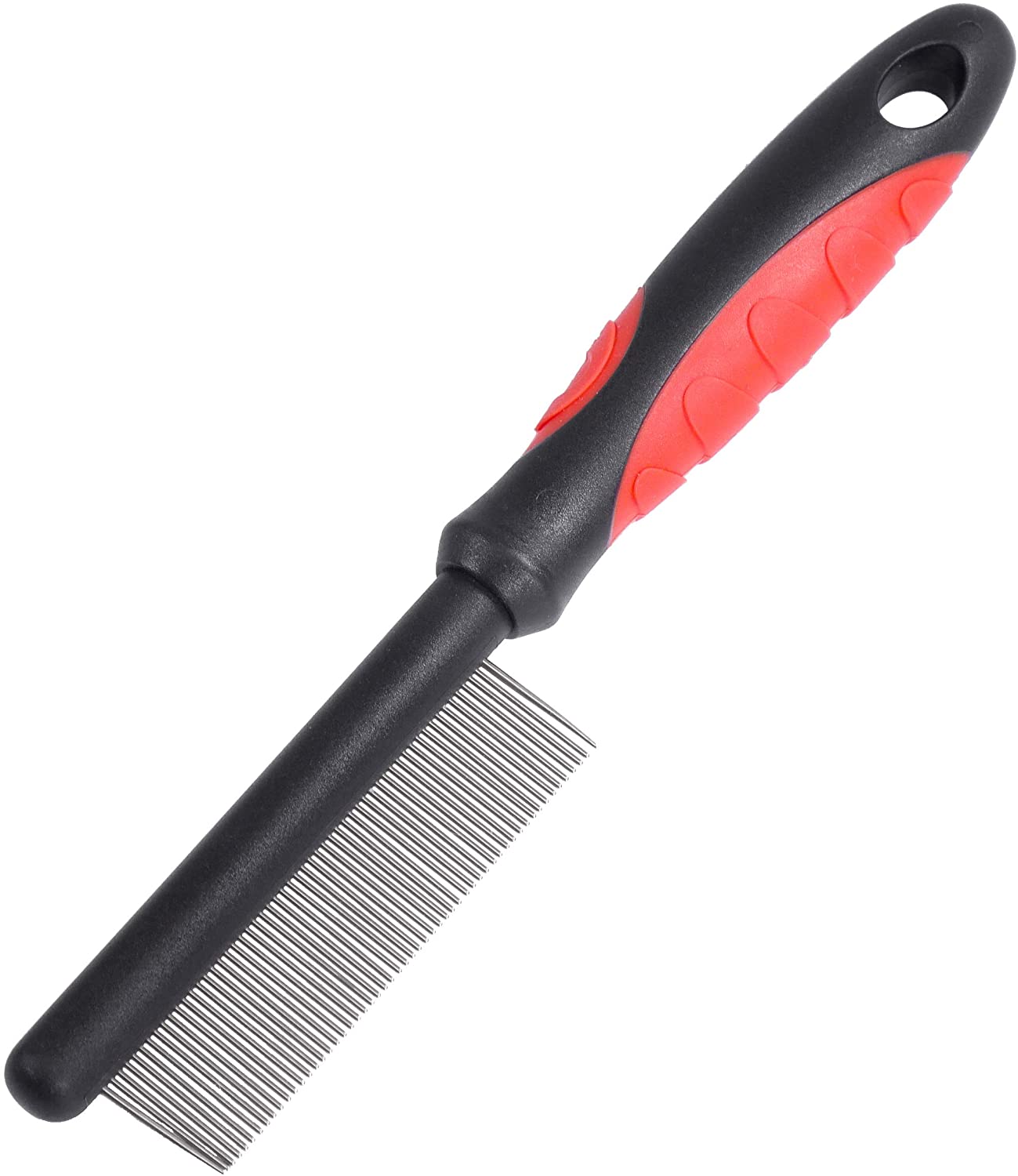 Rosewood Soft Protection Fine Comb for Dogs & Cats, Black