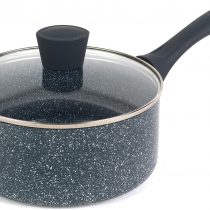 Russell Hobbs RH00846EU Blue Marble 20 cm Non-Stick Saucepan, Pressed Aluminium