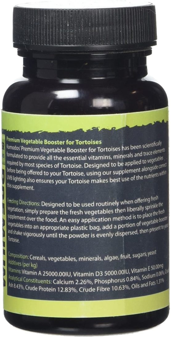 Komodo Premium Vegetable Booster for Tortoises, 75 g - Image 2