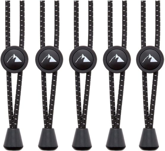 EVEREST FITNESS Elastic Laces Sports No Tie Shoe Laces Adjustable With Quick Release Fasteners For Kids, Adults, Running, Cycling & Exercise