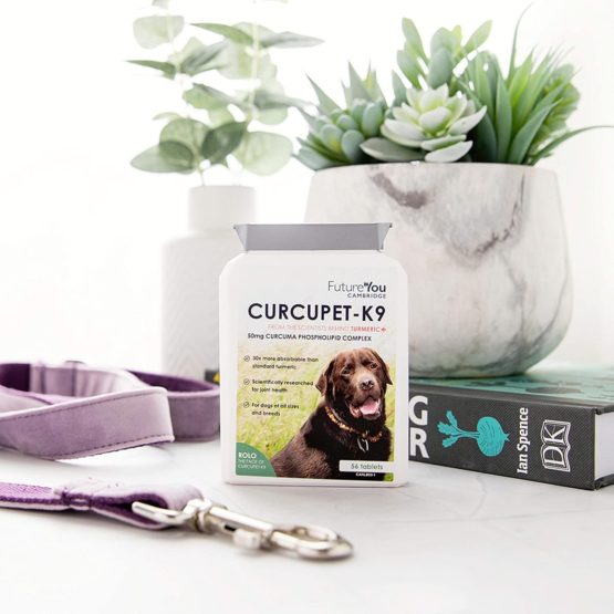 FutureYou Cambridge Curcupet-K9 Turmeric for Dogs - 56 Tablets - Highly Absorbable Joint Health Supplement with Patented Curcumin Formulation - Developed, UK - Image 2