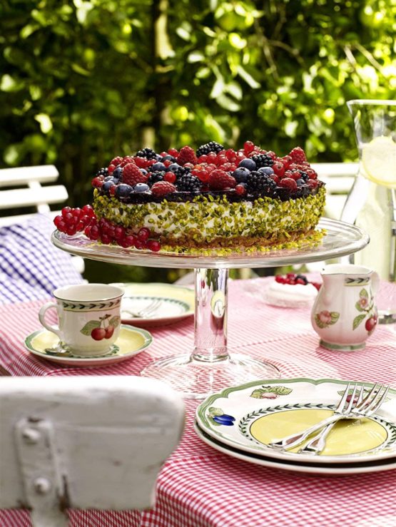 Villeroy & Boch French Garden Vienne Breakfast Plate, 21 cm, Premium Porcelain, White/Multicoloured - Image 3