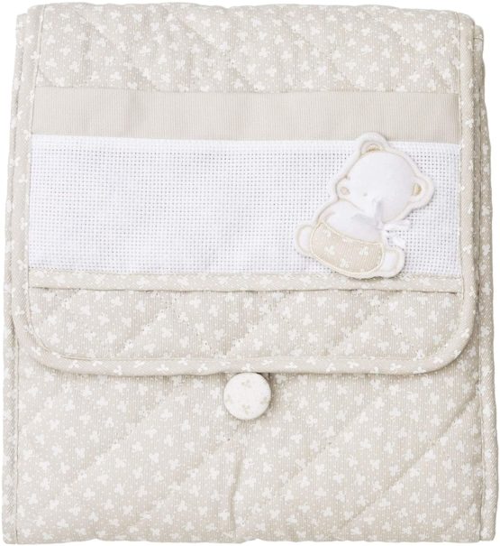 FILET Travel Mat Portable Foldable Baby Changing Bag - Taupe, One Size