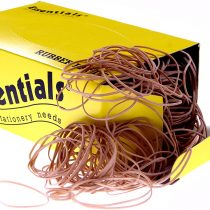 Essentials Whitecroft 25521 No 32 3x80mm Natural Rubber Bands (Box of 454g)