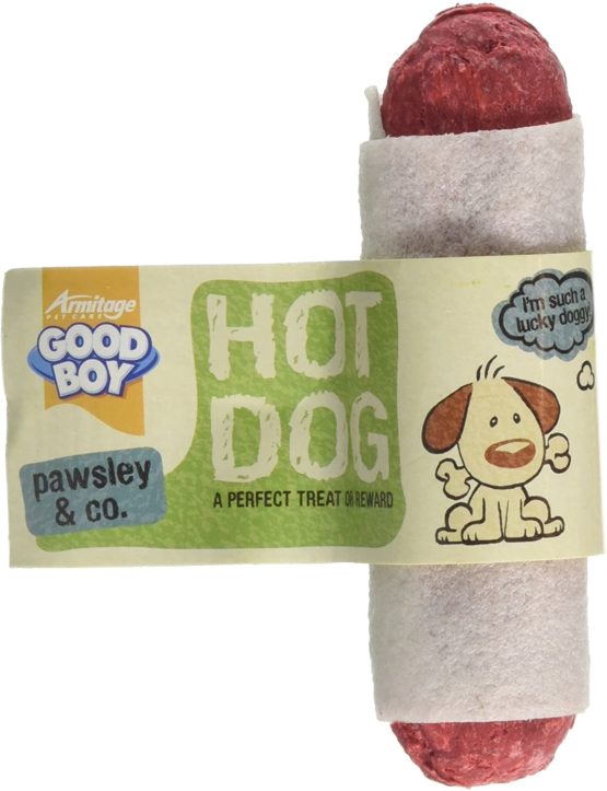 Good Boy - Rawhide Hot Dogs - Dog Chews - A Perfect Treat or Reward - Pack of 20 - Dog Treats Natural