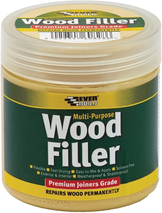 Everbuild Multi-Purpose Wood Filler, Light Oak, 250 ml