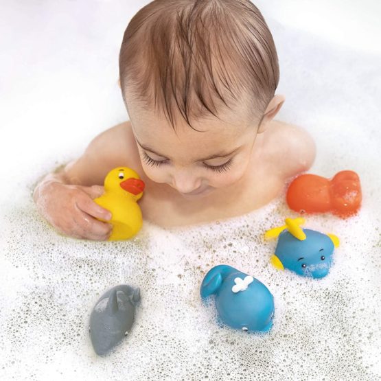 Battat – Bath Buddies Squirters – 12-Pack Little Animal Squirts Fun Bath Toys for Babies 10m+ - Image 2