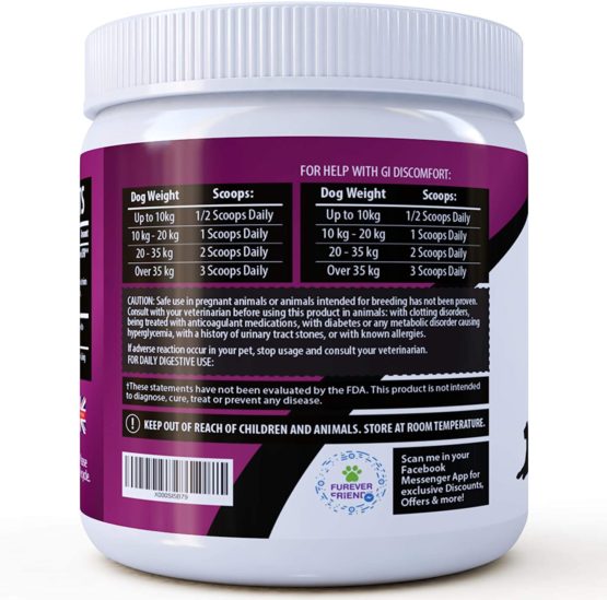 Canine Dietary Supplement, Probiotics for Dog’s Digestive Health, 100g Powder • Furever Friendz - Image 3