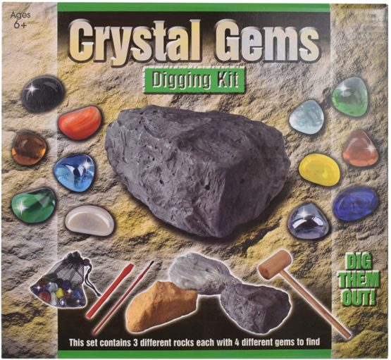 Crystal Gemstones Excavation Digging Kit | Science Kits for Kids - Image 3