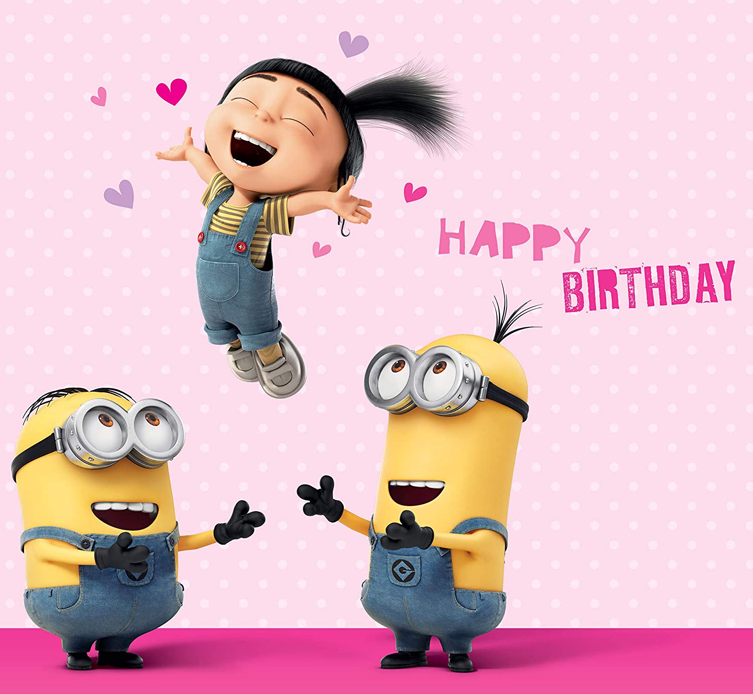 Despicable Me Girl Birthday Card Multi,DE045 - Image 2