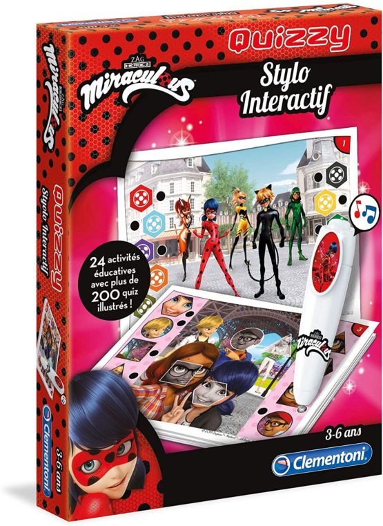 Clementoni-Clementoni-52354-Quizzy-Miraculous, 52354, Multi-Colour