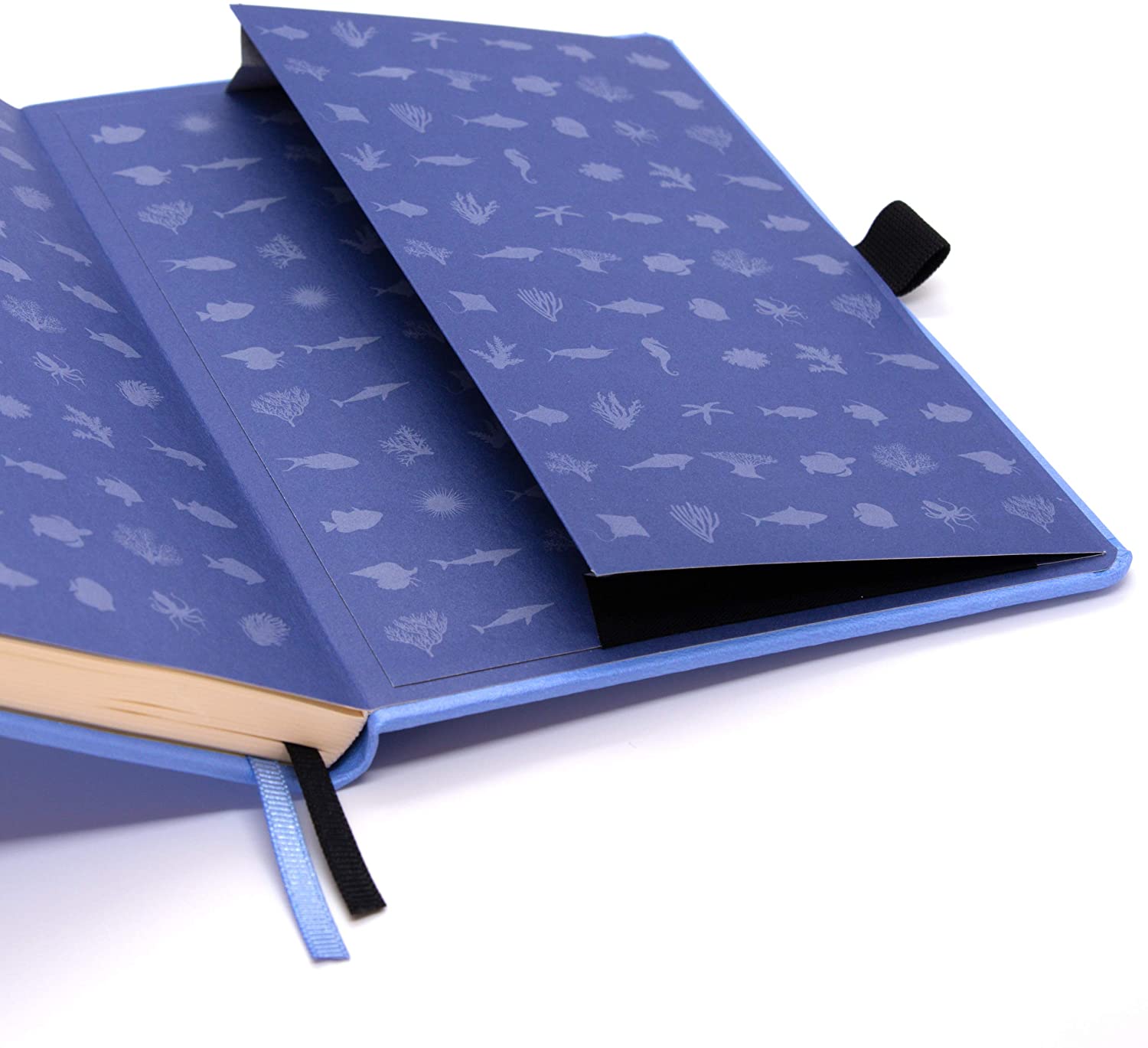 Dingbats* Earth Dotted Journal Notebook A5 - Vegan Leather, Hardcover, Ideal for Work Travel - Pocket, Elastic Closure, Bookmark - Image 3