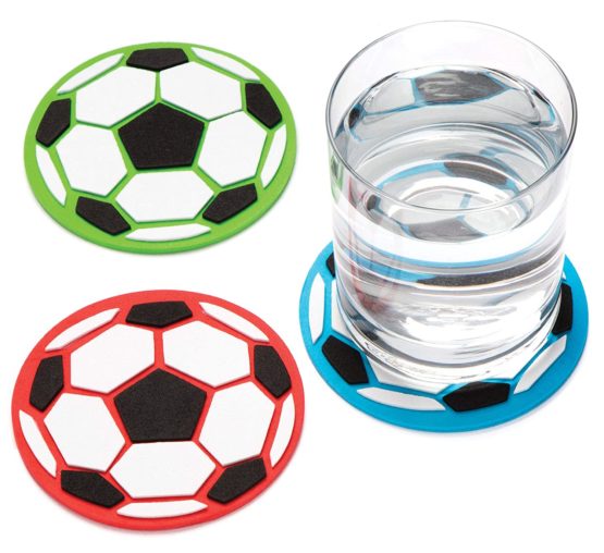 Baker Ross AW478 Football Mosaic Coaster Kits (Pack of 6) - Image 3