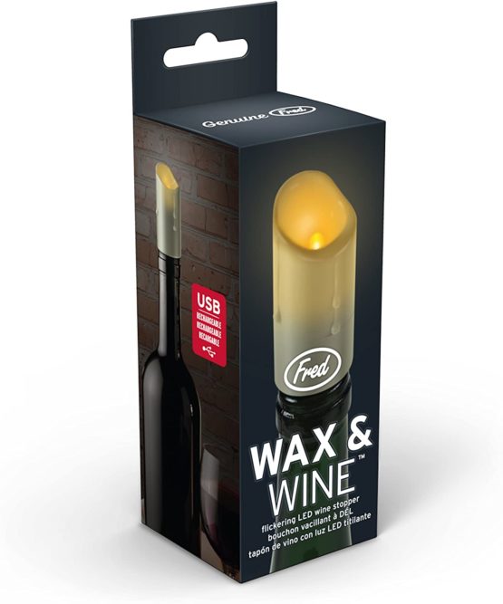 Fred WAX & WINE Flickering LED Wine Stopper - Image 3