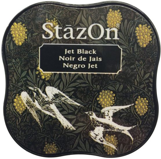 Tsukineko StazOn Midi Pad, Jet Black