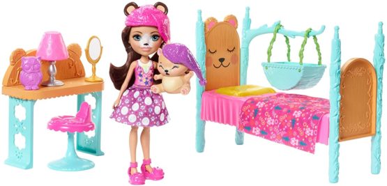 Enchantimals FRH47 Kitchen Fun Playset with Bree Bunny Doll and Twist Figure, Multi-Colour