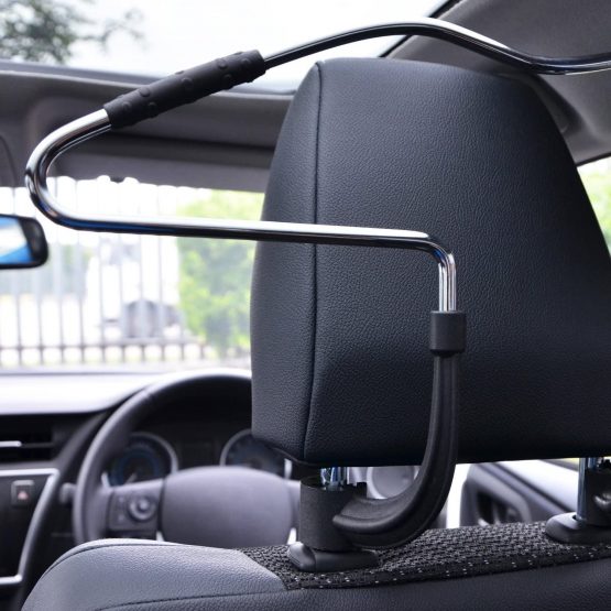 HANGERWORLD Car Van Chromed Metal Head Rest Coat Hanger Jackets Clothes Seat Travel Storage. - Image 2