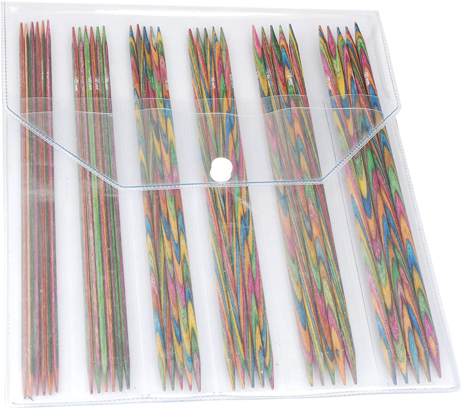 KnitPro 20 cm Symfonie Double Pointed Sock Needle Kit, Multi-Color, 20cm