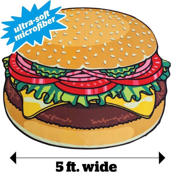 BigMouth Inc Gigantic Burger Beach Blanket - Image 3