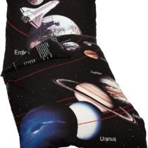 Herding YOUNG COLLECTION Bedding Set, Reversible Motif Solar System, Duvet Cover 135 x 200 cm, Pillow Case 80 x 80 cm, Cotton/Renforcé