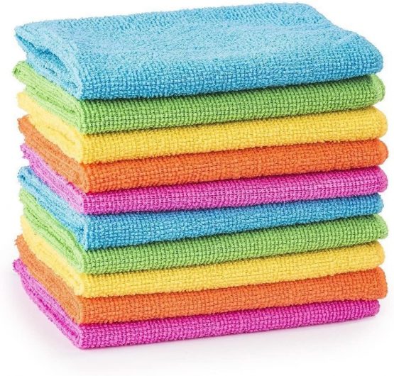 MTS 10/20/30/40/50 Microfibre Cleaning Cloths Dusters Car Bathroom Polish Towels (10)