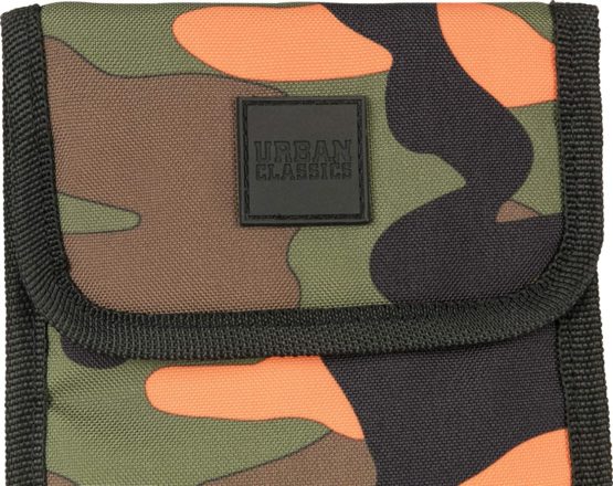 Urban Classics Neck Pouch Oxford Neck Pouch 18 cm, Orange camo (Multicolour) - TB2144 - Image 3