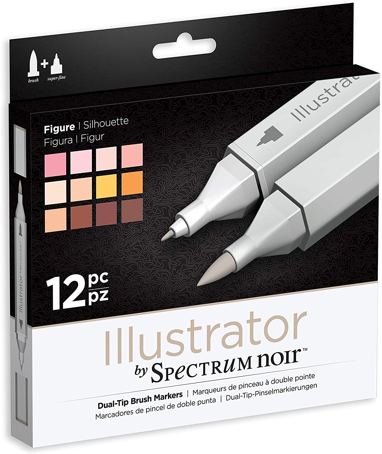 Spectrum Noir Illustrator (12Pc) - Figure, Pack of 12 , SPECN-IL12-FIG, 1 count (Pack of 12) - Image 2