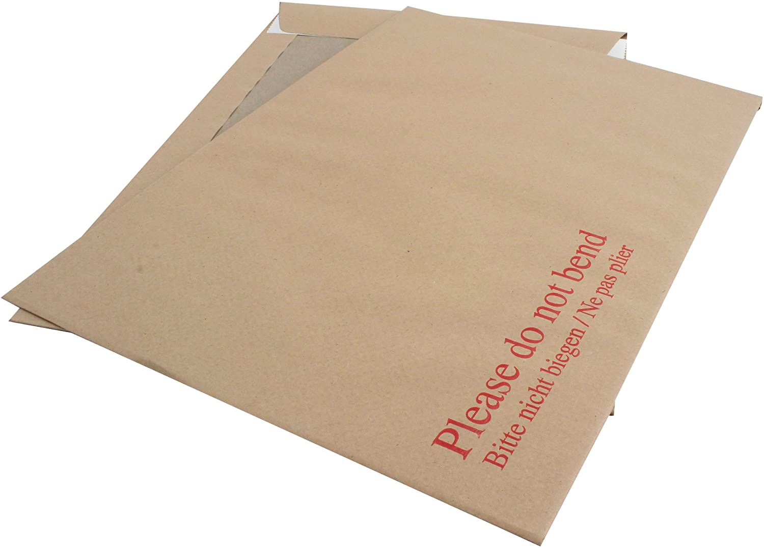 Q-Connect C4 Envelopes Board Back Peel and Seal 115gsm Manilla (Pack of 10), brown, 324 x 229 mm