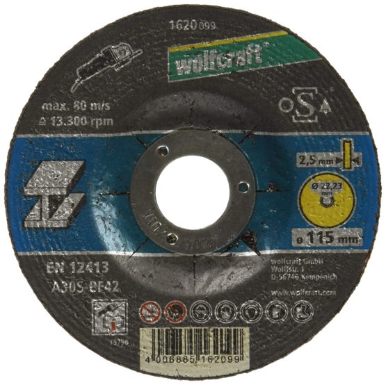 wolfcraft 16200991 Cut met. ø115x2.5x22.2mm