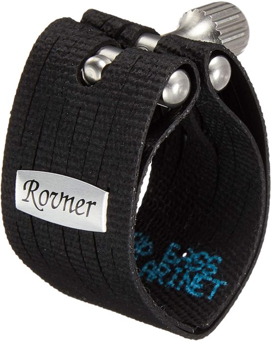 Rovner C-3RL MK111 C-3RL B-Flat Bass Clarinet Ligature - Black - Image 2