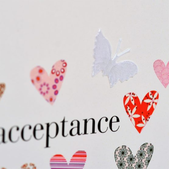 Claire Giles Hearts and Stars Wedding Acceptance Card - Image 4