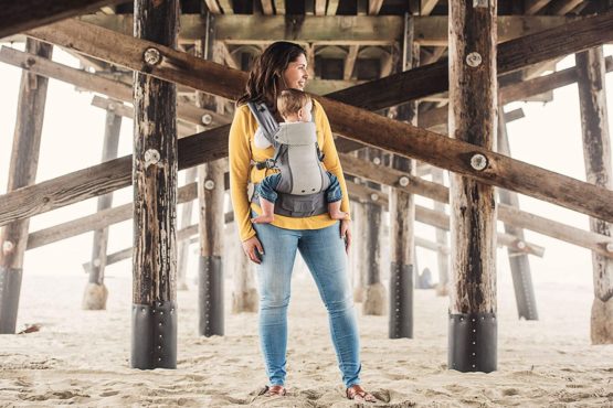 Beco Gemini Baby Carrier - Cool Dark Grey, Sleek and Simple 5-in-1 All Position Backpack Style Sling for Holding Babies, Infants and Child from 7-35 lbs Certified Ergonomic - Image 3