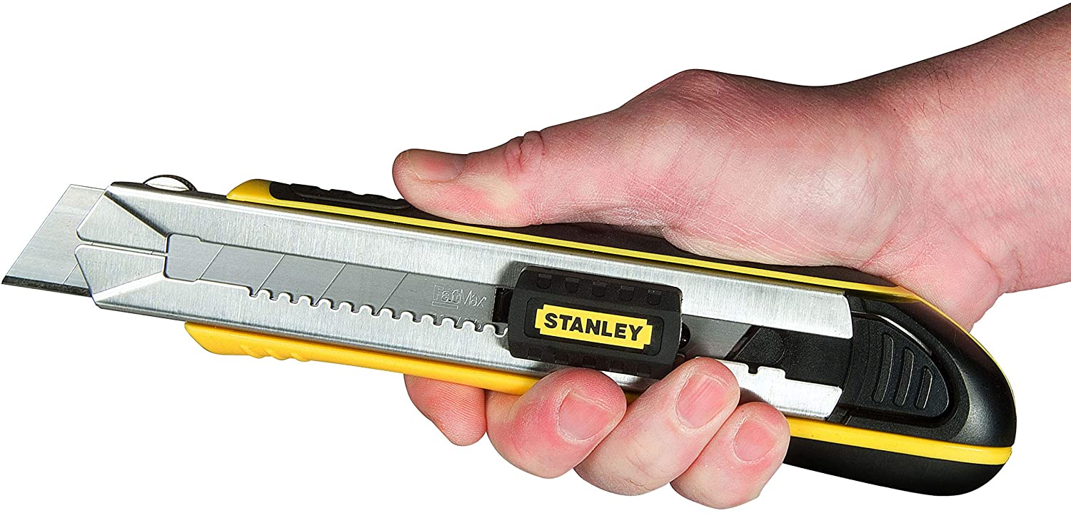 Stanley 010486 FatMax Snap Off Knife 25mm, Yellow, 25 mm - Image 4