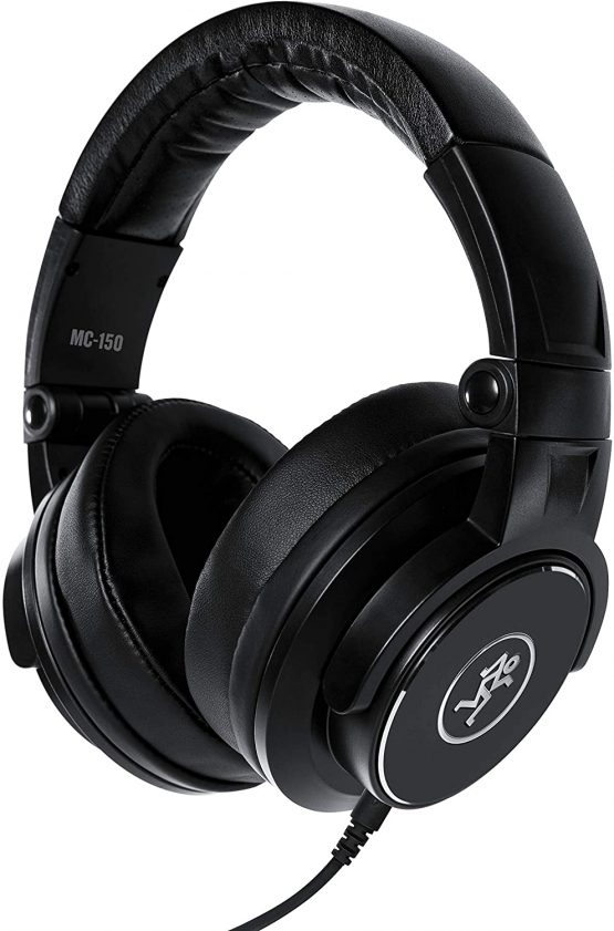 Mackie MC-150 Wired Over Ear Closed-back Collapsible Premium Studio Pro Monitor DJ PC Home Listening Headphones