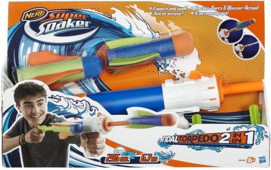 Hasbro 2-in-1 Nerf Super Soaker Tidal Torpedo Blaster Game - Image 2