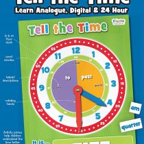 Fiesta Crafts T-2763 Magnetic Tell The Time Educational Toy, Various