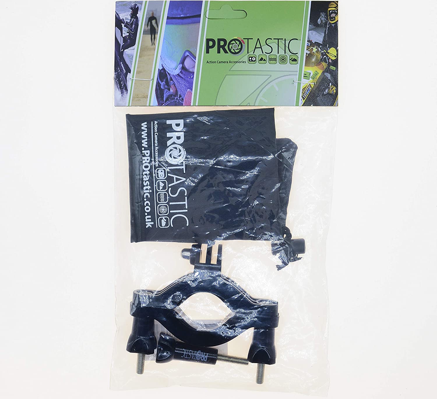 PROtastic Roll Bar Cage/Scaffold Bar Tube Mount (35-53mm) Motorcycle Bike Handlebar Seatpost Pole Mount for Gopro Hero/SJCAM Action Cameras - Image 4