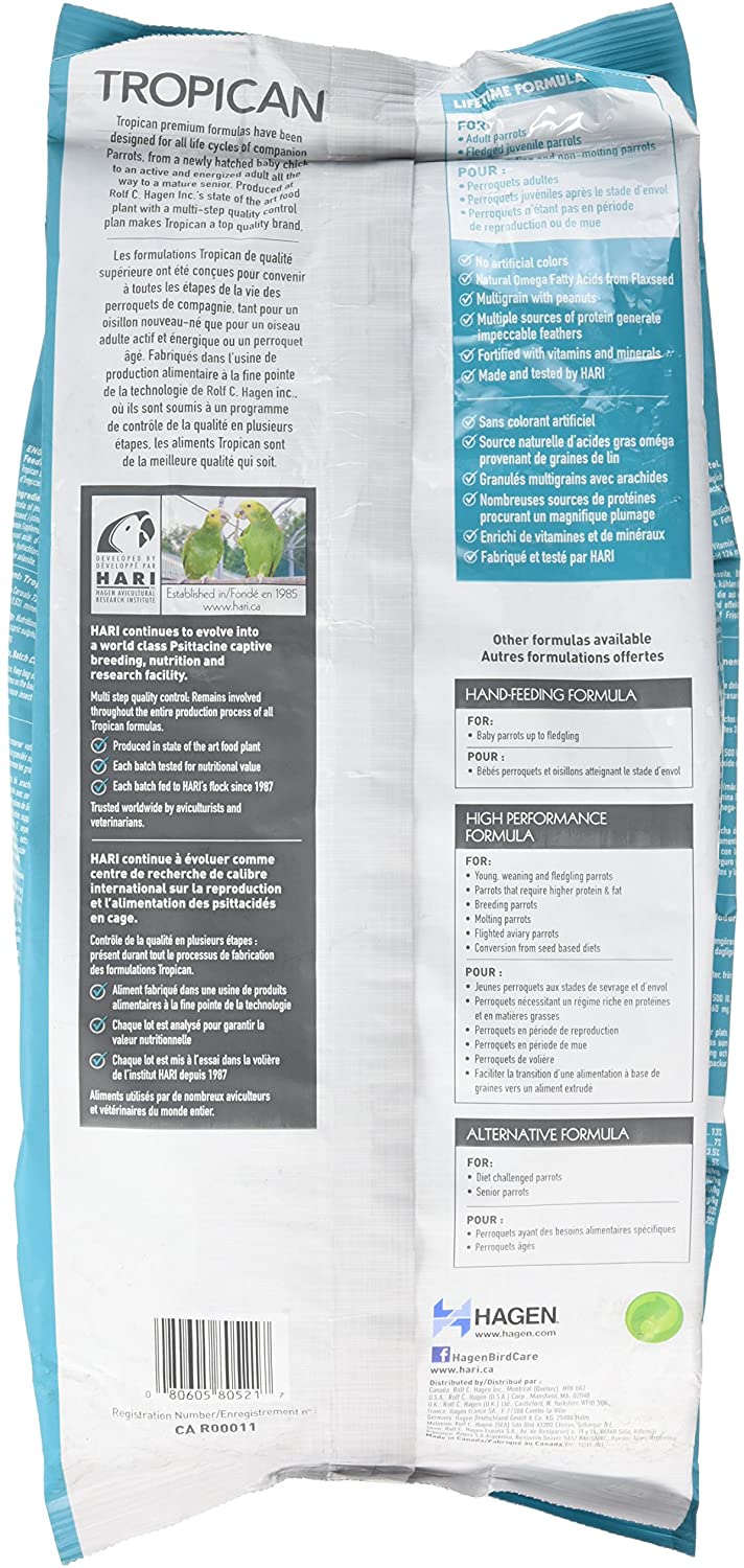 Hari Tropican Cockatiel Lifetime Granules, 1.8 kg,WHITTE, 1.8 kg (Pack of 1) - Image 2