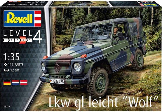 Revell RV03277 03277 3277 1:35 Lkw gl Leicht 'Wolf' Plastic Model Kit, Various, 1/35 - Image 2