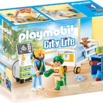 Playmobil 70192 City Life Children's Hospital Room, for Children Ages 4+