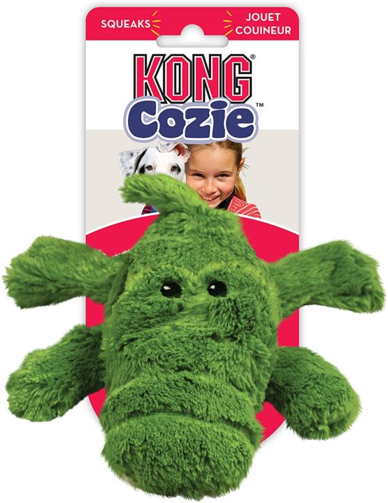 KONG Cozie Naturals Dog Toy, Small (Assorted Characters) - Image 3