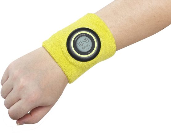 Hannspree Active24 Sport Wrist Band - Black/Green/Orange - Image 4