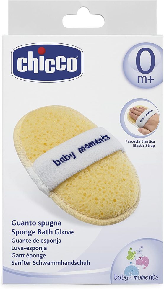 Chicco 0000786600000 Soft Sponge Glove, Yellow