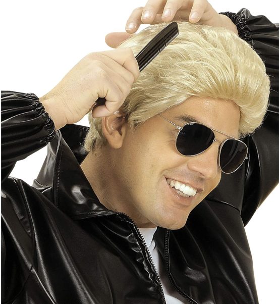 Greaser Blonde Wig for Hair Accessory Fancy Dress - Image 3