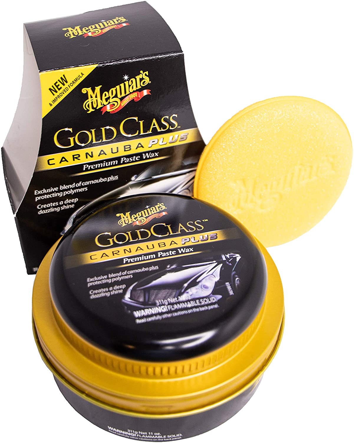 Meguiar's Gold Class Carnauba Plus Premium Paste Wax 311 g